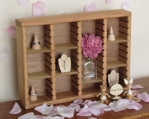 おさるです。　アンティーク　プリンタートレイ　木製 仕切り付き収納棚 おさる様 専用です。 アンティーク プリンタートレイ 木製 仕切り付き