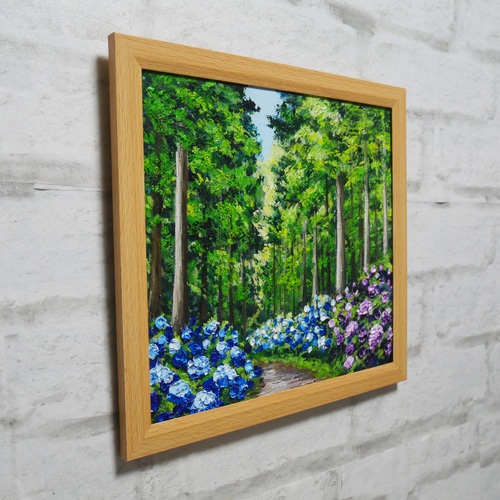 油絵アート（green flower） fit=scale-down,w=1200