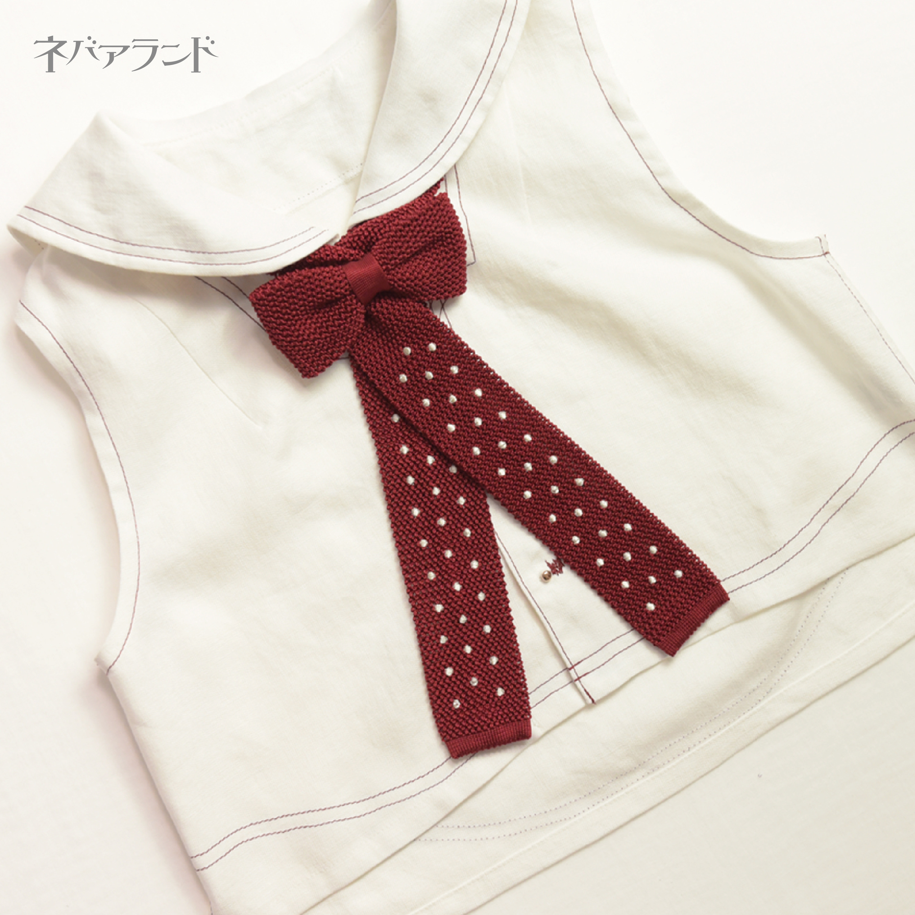 リボニットタイ・ドット〈レッド〉