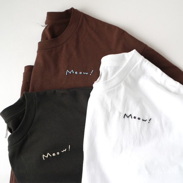 【手刺繍】ロンT登場！やんのかニャンコTシャツ – 背中で語るTシャツ / 猫モチーフ・ユニセックス 7枚目の画像