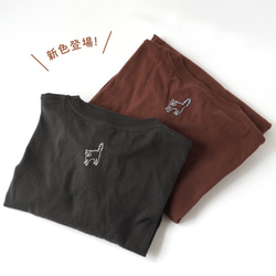 【手刺繍】ロンT登場！やんのかニャンコTシャツ – 背中で語るTシャツ / 猫モチーフ・ユニセックス 2枚目の画像