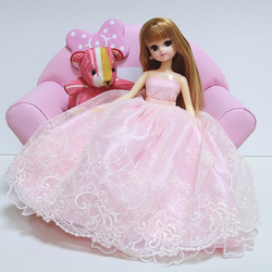 一点物♥リカちゃん服✿✿✿シックな装いdeルンルンルン✿✿✿ ドレス