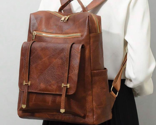 リュック 本革 通勤 収納ポケット レザー 3way ショルダー 通学