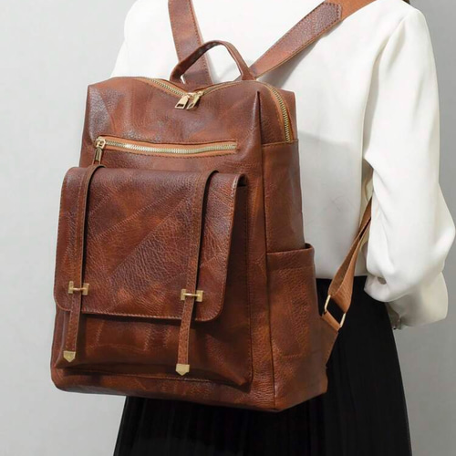 レペット 本革 レザー 3way ショルダーバッグ リュック レッスンバッグ リュック 本革 通勤 収納ポケット レザー 3way ショルダー 通学