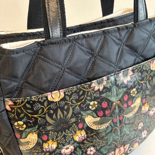 ツイントートバック 撥水加工ナイロンオックスキルト Ⅰ 楕円底タイプ  