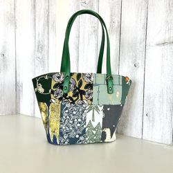 Creema限定、ミナペルホネンの3種Land theater、茶巾トートバッグ