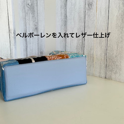 creema限定、ミナペルホネン、横長、トートバッグ１点もの 5枚目の画像