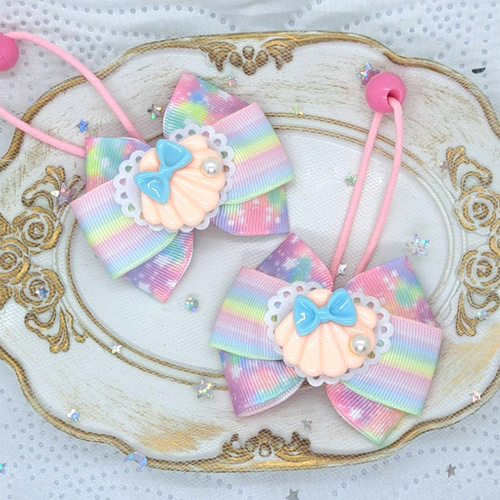 ✨ゆめかわ貝殻リボンヘアゴム✨ 雑貨・その他 Fairy Ribon 通販