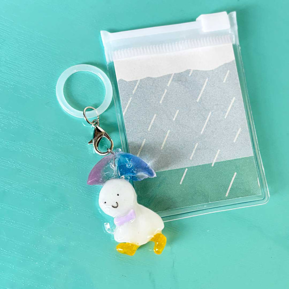 ナイショだけど雨が大好き！てるてる坊主くんのアンブレラマーカー〈選べる！ミニチュア絵本パッケージ〉 16枚目の画像