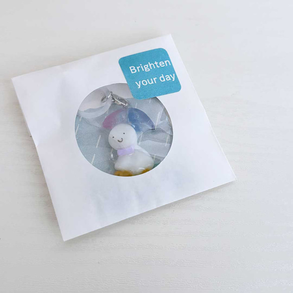 ナイショだけど雨が大好き！てるてる坊主くんのアンブレラマーカー〈選べる！ミニチュア絵本パッケージ〉 15枚目の画像