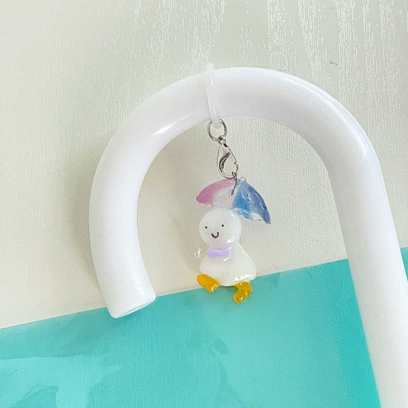 ナイショだけど雨が大好き！てるてる坊主くんのアンブレラマーカー〈選べる！ミニチュア絵本パッケージ〉 18枚目の画像