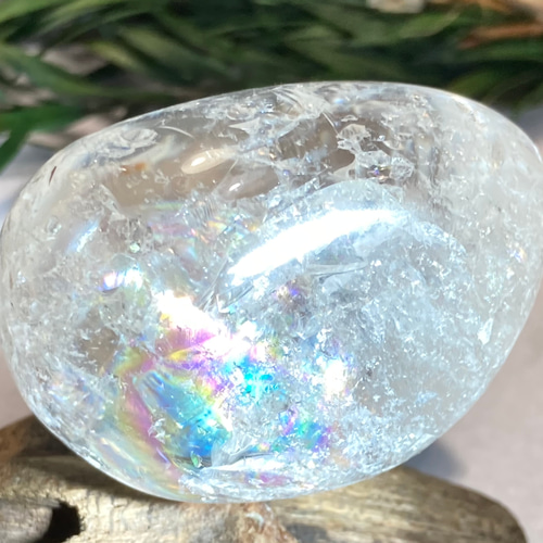 万華鏡✨ レインボークォーツ クリスタル 水晶 原石 タンブル