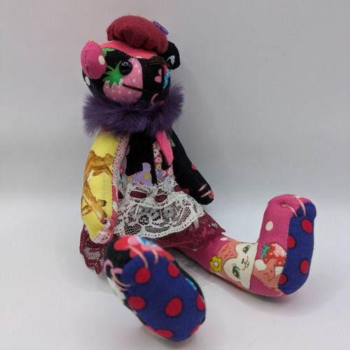 復刻版テディベア（21cm）【moko* hand made bear