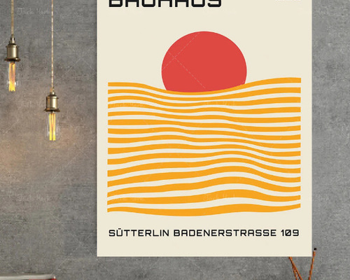 バウハウス BAUHAUS モダン 北欧 ミッドセンチュリー キャンバスアート