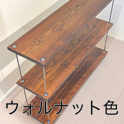 サイドボード 棚 アイアンラック アイアンシェルフ 無垢材 飾り棚 棚