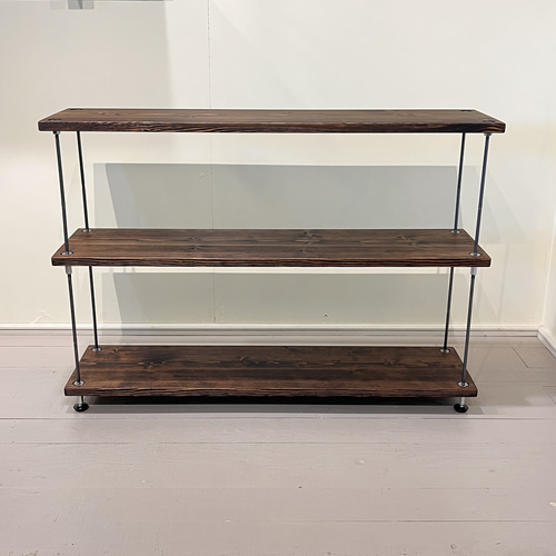 サイドボード 棚 アイアンラック アイアンシェルフ 無垢材 飾り棚 棚