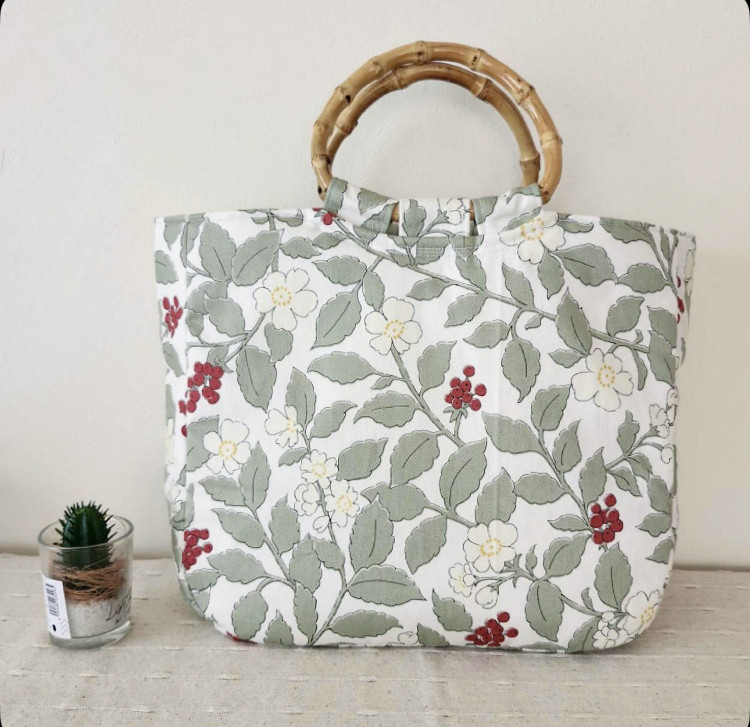 bamboo♡花柄トートbag