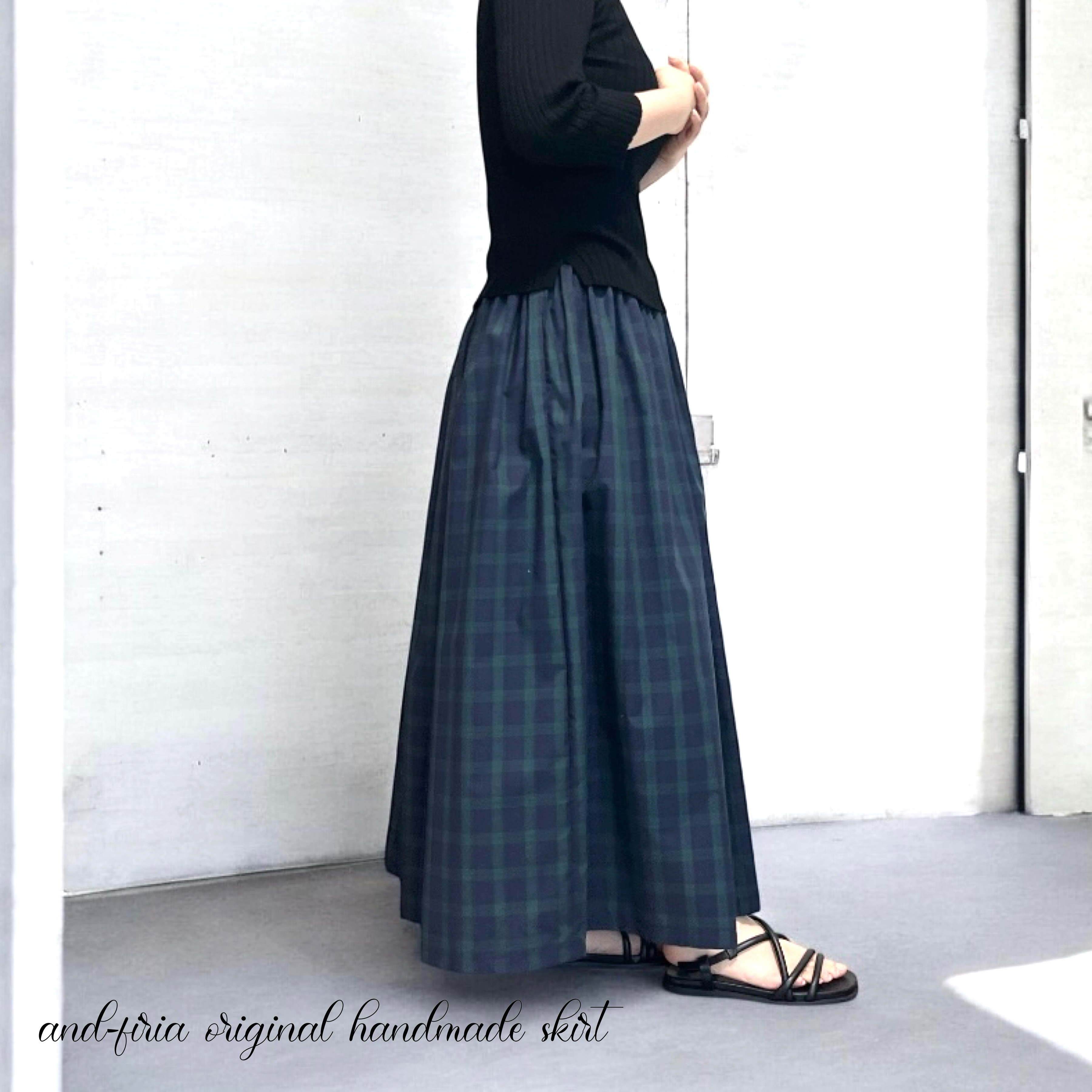 #DECEMBER MAY #ブラック #スカート スウィッチングスカート(ブラック) | Syell Raffiné