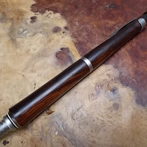 ココボロローズウッドの0.3㎜シャープペン パイロットS20改造 手作り