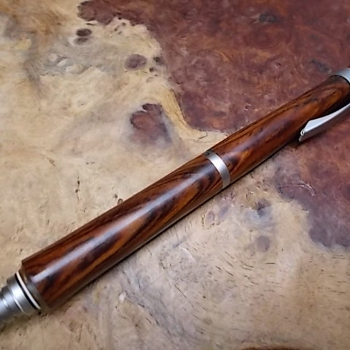 ココボロローズウッドの0.3㎜シャープペン パイロットS20改造 手作り