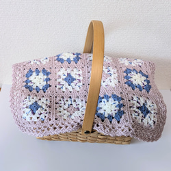 グラニースクエア　マルチカバー ハンドメイド おまとめ ハンドメイド マルチカバー バラモチーフ グラニー