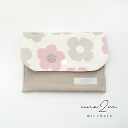 マルチケース 母子手帳ケース お薬手帳ケース 通帳ケース ポーチ 花柄