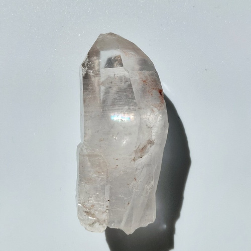 虹いっぱいピンクのヒマラヤ水晶◇パールヴァティ産水晶 天然石