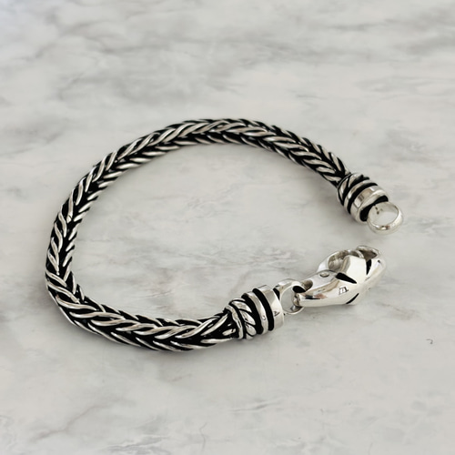 [H-5] Silver925 / 67g CROSS×LILY ブレスレット efebc952c280bdf1f8d9b53a57cd86