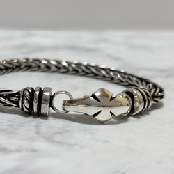 cross clasp》シルバーブレスレット｜silver925・クロス留め具