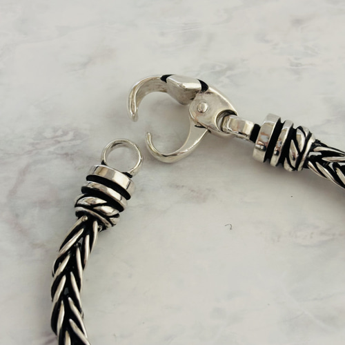 cross clasp》シルバーブレスレット｜silver925・クロス留め具