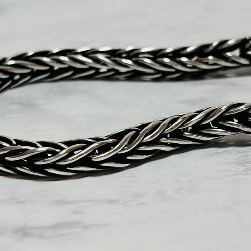 cross clasp》シルバーブレスレット｜silver925・クロス留め具