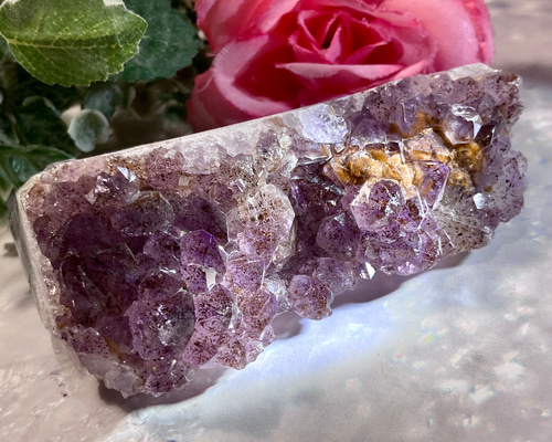 びっしり カクセコナイト✨ 【愛の守護石♡】虹入り˚✧₊⁎アメジスト びっしり カクセコナイト✨ 【愛の守護石♡】虹入り˚✧₊⁎アメジスト