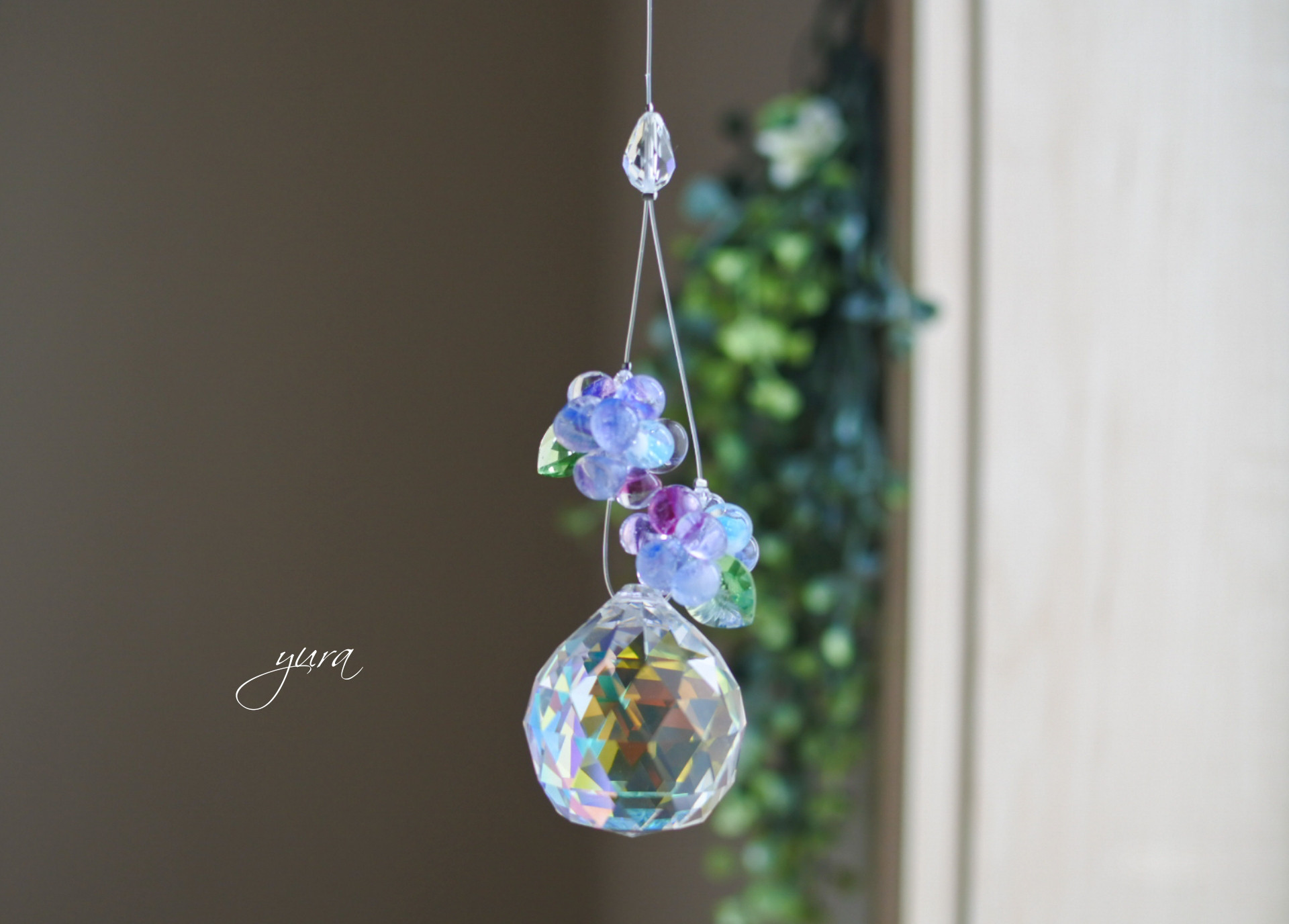 *季節の花*サンキャッチャー〈紫陽花〉