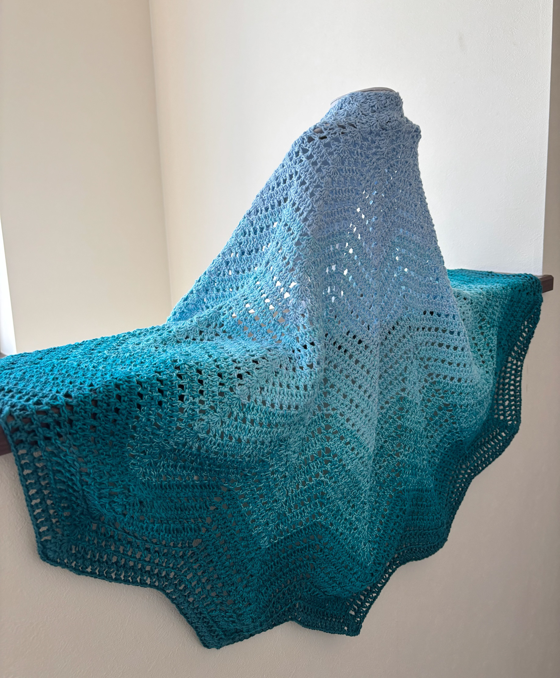 ⭐︎即納品⭐︎コットン混ギザギザショール　002