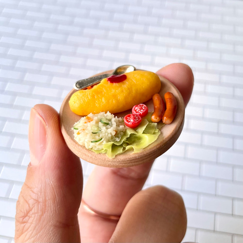 おひとつ〉カフェプレートのオムライス その他雑貨 suki suki club