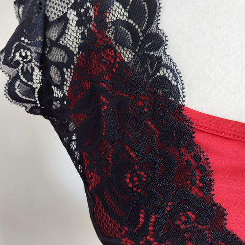 赤に黒レースでドンキホーテのキトリ♥️をイメージしたバレエ