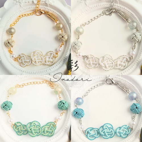 水引ブレスレット ブレスレット mizuhikilove 通販 19396497｜Creema