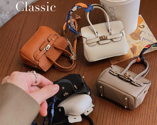 イヤホンケース ポーチ バッグチャーム AirPods AirPods Pro イヤホンケース ポーチ カバー ワイヤレス AirPods 収納 小物入れ ミニ