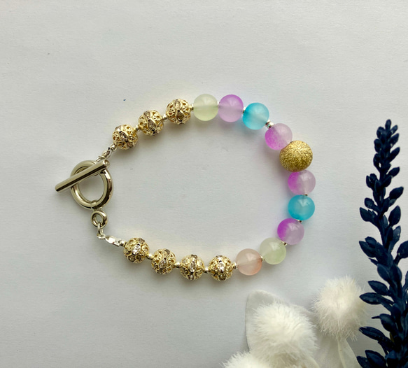 子供用カラフルなクリスタルのパン粉ブレスレット ブレスレット Lemon