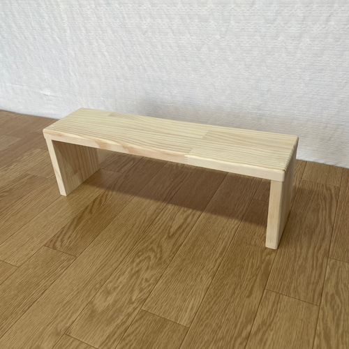 木製　ハンドメイド　オーダー　コの字　踏み台　框　ディスプレイ台ラック棚シェルフ ☆マルシェ用ブースセット☆【コの字ラック6点セット】刻印サービス