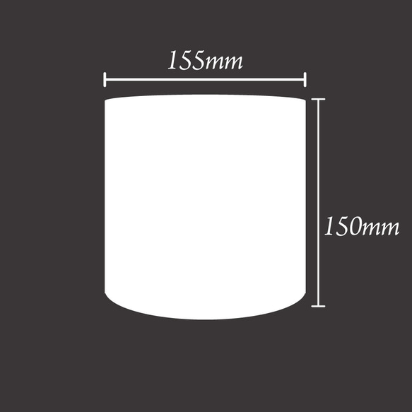 ◆シェードのみをご希望の方専用/Φ150mm/円柱型 2枚目の画像
