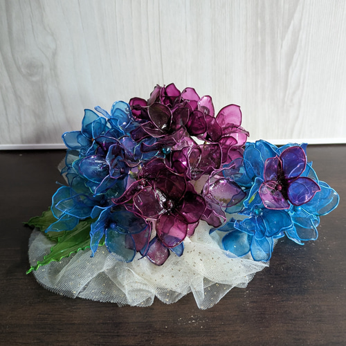 紫陽花灯】◇紫陽花のランプ◇アメリカンフラワー・ディップ