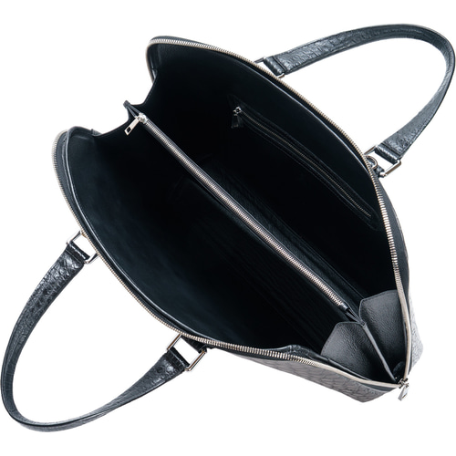 【美品】リアルクロコ ビジネスバッグ ブラック クロコダイル 2way 付属品 Whatna 牛革 クロコダイル型押し ビジネス バッグメンズ 2way