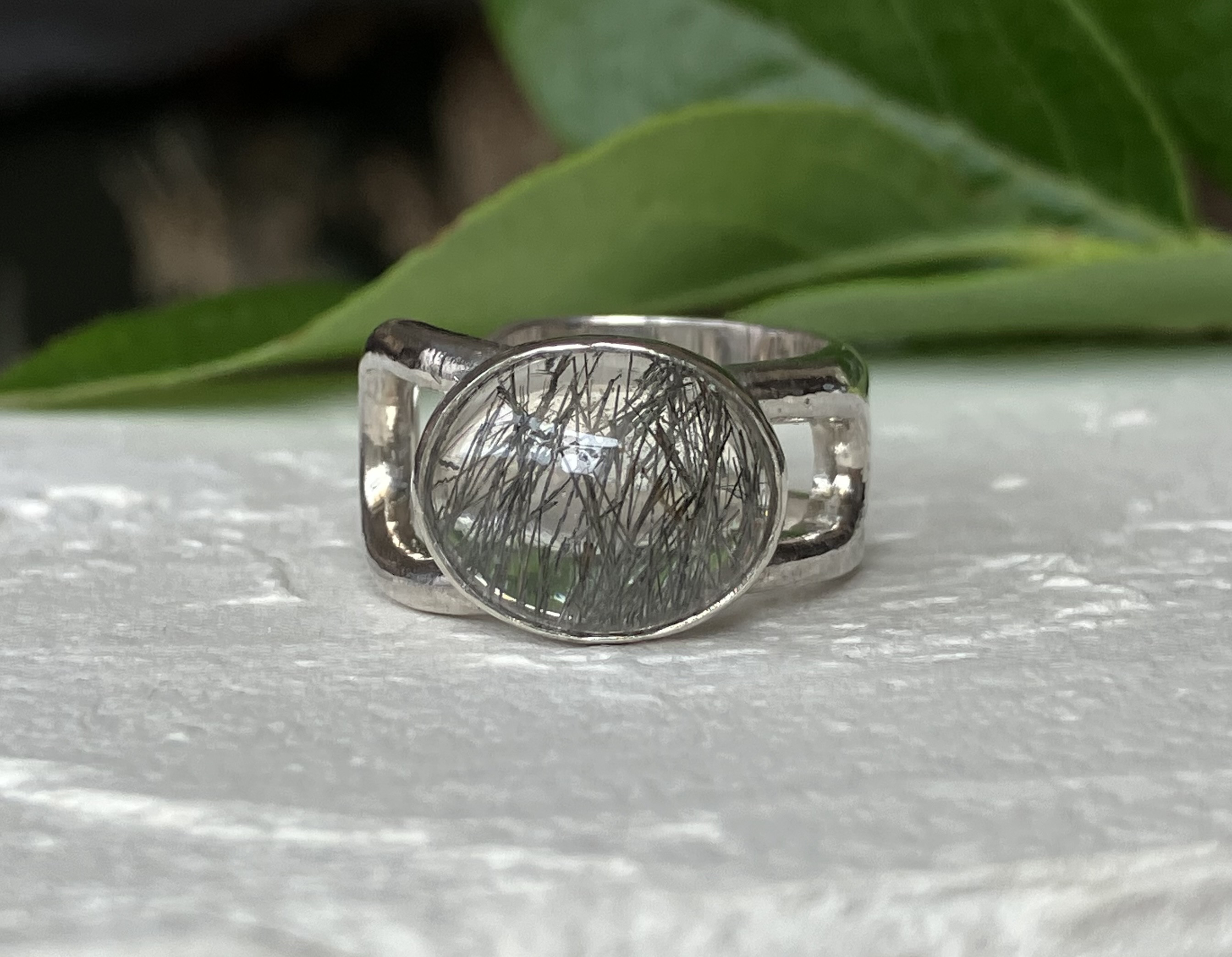 【送料無料】トルマリンインクォーツ・イヤーカフ（silver925）