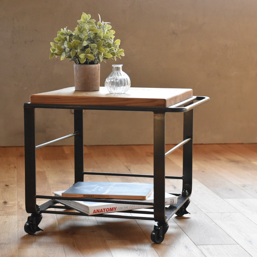 特注品一点物ローテーブル台スツール国産木製ディスプレイインテリア