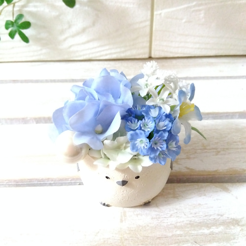 プリザーブドフラワー♡シマエナガin blue & summer 楽天市場】花畑