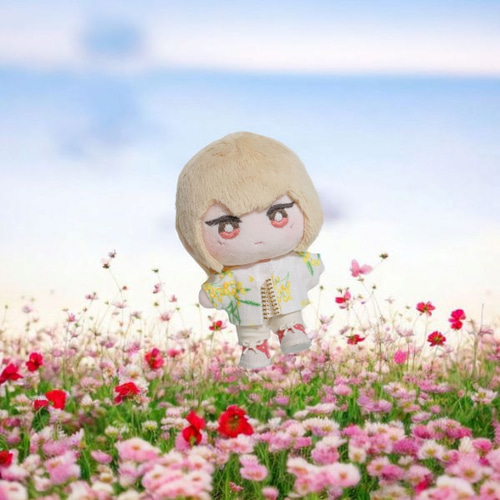 【】　　ミモザ　さま　ぬい服　着ぐるみ　オーダーページ 10cmぬい服 ミモザジャケット、小花インナー ぬいぐるみ みりめーく