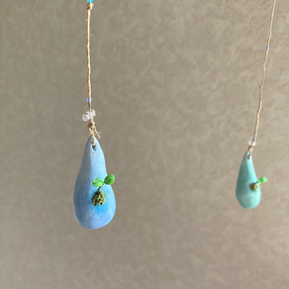 9597.bud 双葉のモビール 4枚目の画像