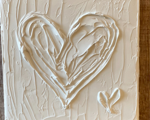 Texture Heartシリーズ ・こころのかたち /テクスチャーアート・ハート