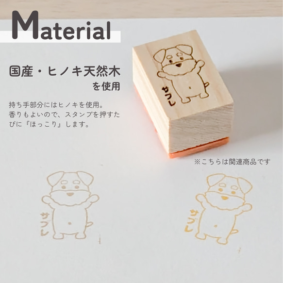 かわいい！シュナウザーのシルクハット 名前入りコメント オーダースタンプ (はんこ) 3枚目の画像